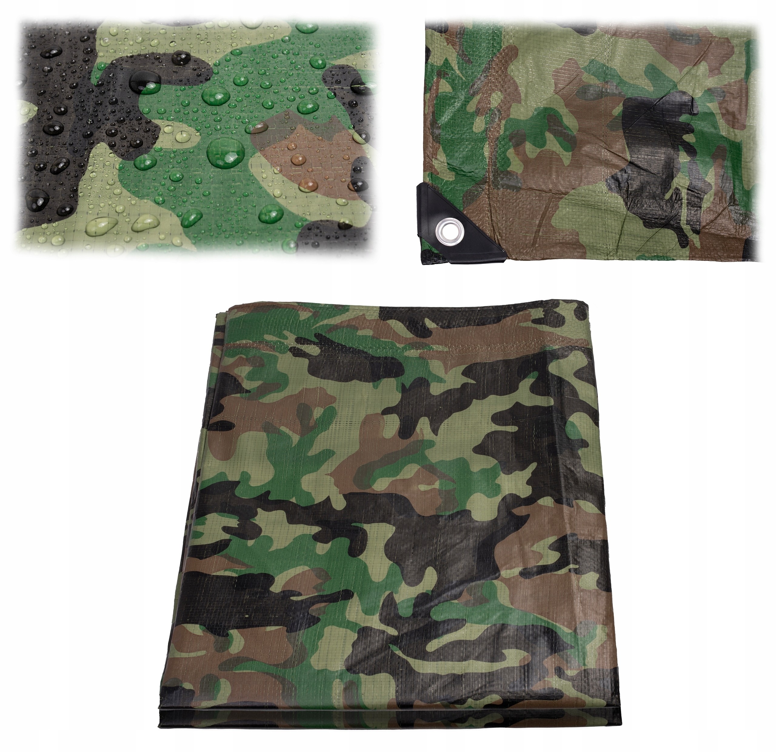 Maskovacia plachta CAMOforest 6x8m pre outdoorové aktivity